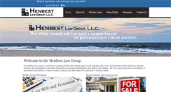 Desktop Screenshot of henbestlawgroup.com