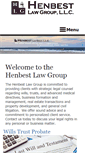 Mobile Screenshot of henbestlawgroup.com